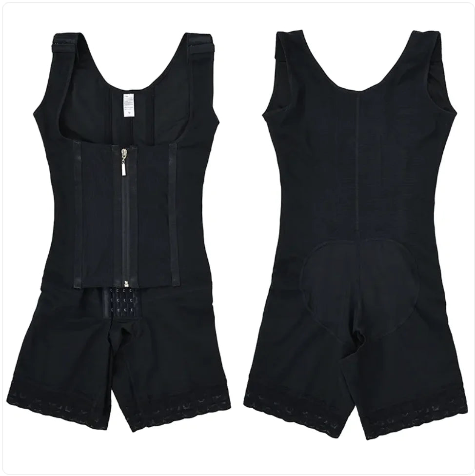 Women's 7-Bone Steel Boned One-Piece Corset for Tummy Control