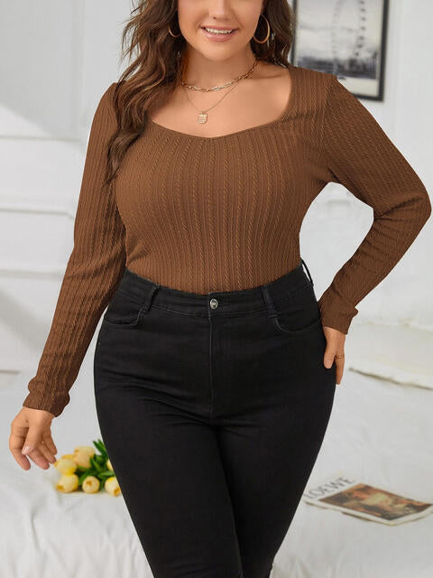 Plus Size Long Sleeve T-Shirt